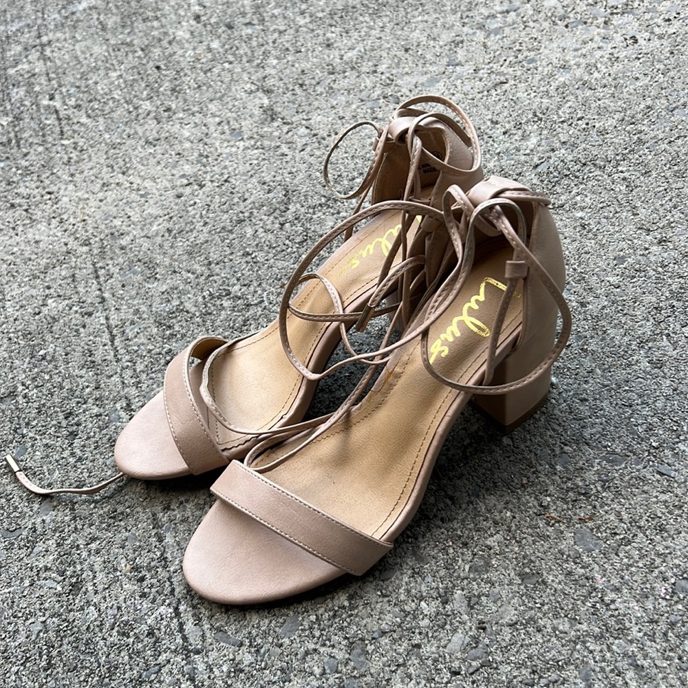 Lace Up Lulu’s Heels